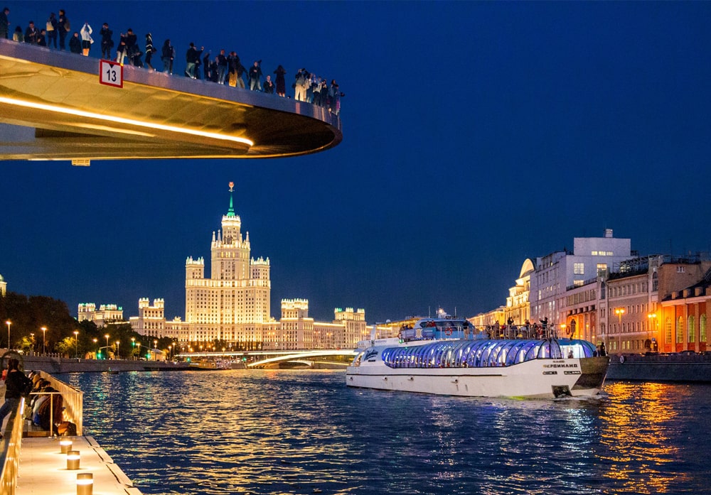 Преимущества круизов и прогулок по Москве-реке
